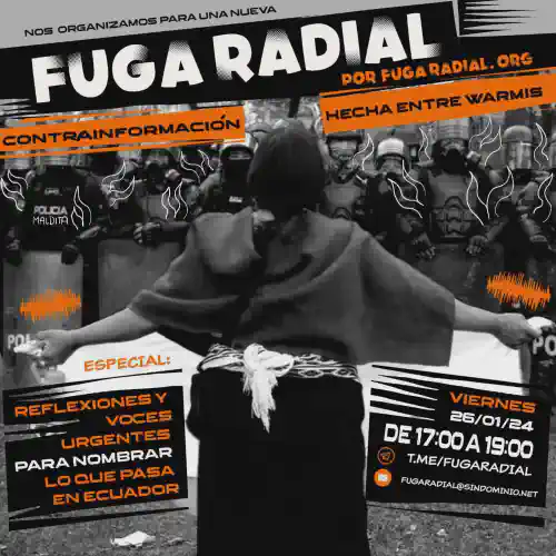 Fuga Radial, transmisión sobre Ecuador.